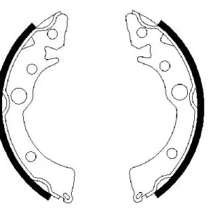 Bezpieczne zakupy Zestaw szczęk hamulcowych BOSCH 0 986 487 233