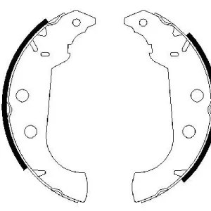 Darmowa dostawa Zestaw szczęk hamulcowych BOSCH 0 986 487 243