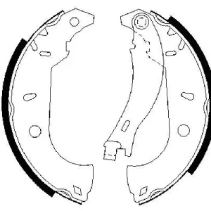 Zestaw szczęk hamulcowych BOSCH 0 986 487 255 Oferta