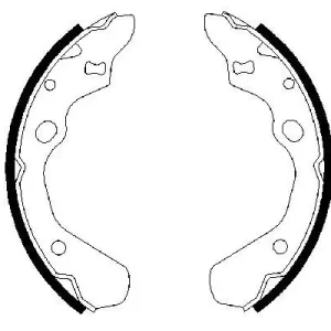 Zestaw szczęk hamulcowych BOSCH 0 986 487 257 Wysoka jakość