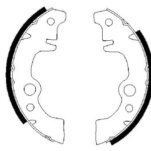 Zestaw szczęk hamulcowych BOSCH 0 986 487 283 Cena promocyjna