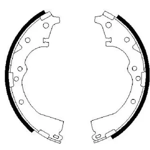 Zestaw szczęk hamulcowych BOSCH 0 986 487 290 Ograniczona ilość