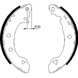 Zestaw szczęk hamulcowych BOSCH 0 986 487 295 Bezpieczna płatność