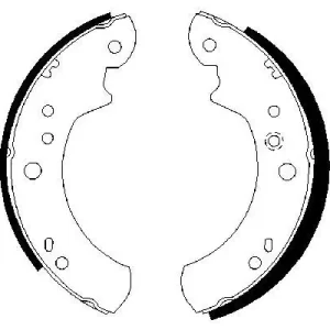 Zestaw szczęk hamulcowych BOSCH 0 986 487 309 Rabat