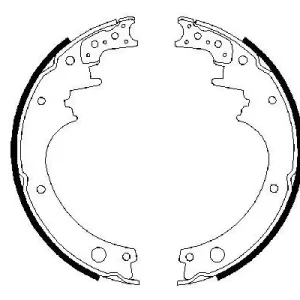 Cena promocyjna Zestaw szczęk hamulcowych BOSCH 0 986 487 316