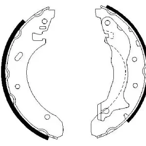 Zestaw szczęk hamulcowych BOSCH 0 986 487 330 Zniżka