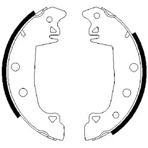Zestaw szczęk hamulcowych BOSCH 0 986 487 336 Oferta czasowa