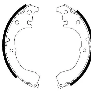 Zestaw szczęk hamulcowych BOSCH 0 986 487 349 Wybór klientów