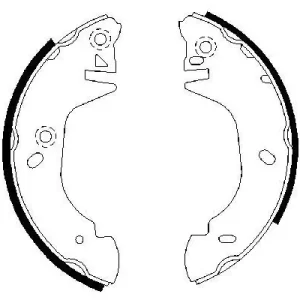 Bestseller Zestaw szczęk hamulcowych BOSCH 0 986 487 358