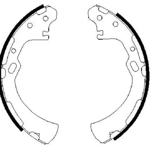 Zestaw szczęk hamulcowych BOSCH 0 986 487 369 Hit sprzedaży