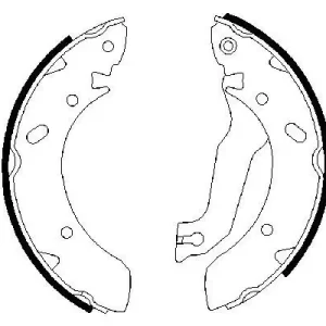 Zestaw szczęk hamulcowych BOSCH 0 986 487 387 Ograniczona ilość