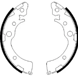 Zestaw szczęk hamulcowych BOSCH 0 986 487 460 Dodaj do koszyka