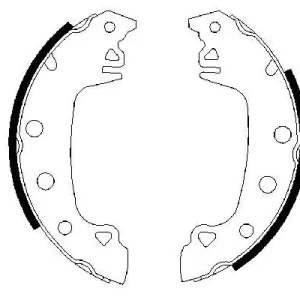 Zestaw szczęk hamulcowych BOSCH 0 986 487 541 Tylko dziś