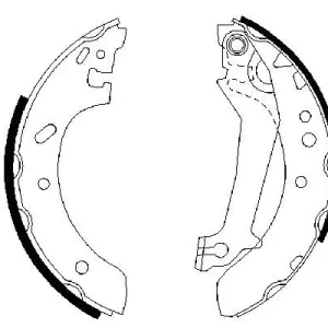 Zestaw szczęk hamulcowych BOSCH 0 986 487 561 Ostatnia szansa