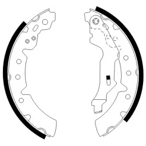 Zestaw szczęk hamulcowych BOSCH 0 986 487 586 Ostatnie sztuki