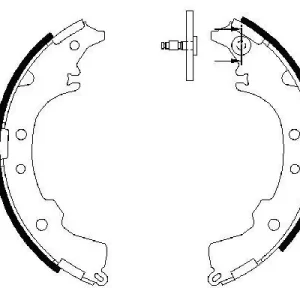 Zestaw szczęk hamulcowych BOSCH 0 986 487 588 Wybór klientów