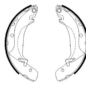 Zestaw szczęk hamulcowych BOSCH 0 986 487 642 Zniżka