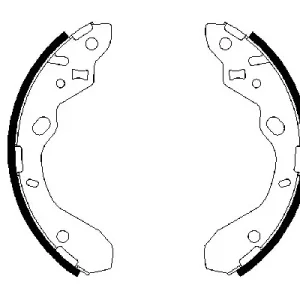 Zestaw szczęk hamulcowych BOSCH 0 986 487 652 Tylko do końca tygodnia