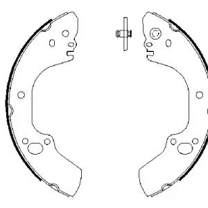 Darmowa dostawa Zestaw szczęk hamulcowych BOSCH 0 986 487 662