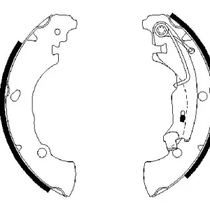 Zestaw szczęk hamulcowych BOSCH 0 986 487 670 Nie przegap