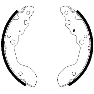 Bestseller Zestaw szczęk hamulcowych BOSCH 0 986 487 677