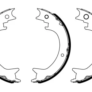 Zestaw szczęk hamulcowych, hamulec postojowy BOSCH 0 986 487 945 Bestseller