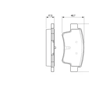 Zestaw klocków hamulcowych, hamulce tarczowe BOSCH 0 986 494 094 Zamów teraz