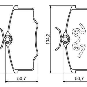 Zestaw klocków hamulcowych, hamulce tarczowe BOSCH 0 986 494 389 Szybka wysyłka