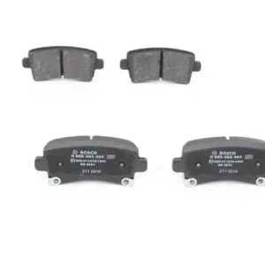 Bezpieczna płatność Zestaw klocków hamulcowych, hamulce tarczowe BOSCH 0 986 494 494