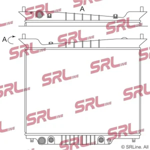 Chłodnica, układ chłodzenia silnika SRLINE 328508-1 Tylko dziś