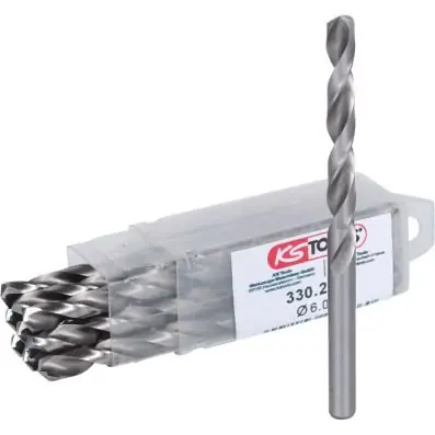 WIERTŁO SPIRALNE, 6MM 10SZT. Zniżka