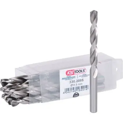 WIERTŁO SPIRALNE, 8,5MM 10SZT. Szybka dostawa