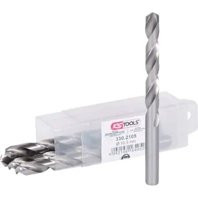 Super okazja WIERTŁO SPIRALNE, 10,5MM 5SZT.
