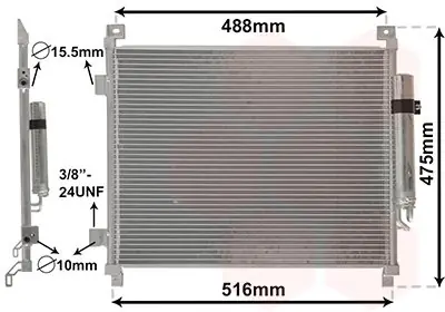 Skraplacz, klimatyzacja VAN WEZEL 33015701 Taniej