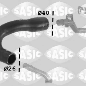 Przewód powietrza doładowującego SASIC 3336158 Szybka wysyłka