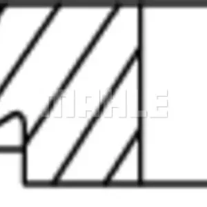 Tylko do końca tygodnia Zestaw pierścieni tłokowych MAHLE 253 41 N0