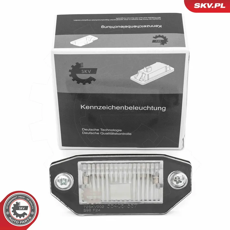 Bestseller Oświetlenie tablicy rejestracyjnej ESEN SKV 72SKV002