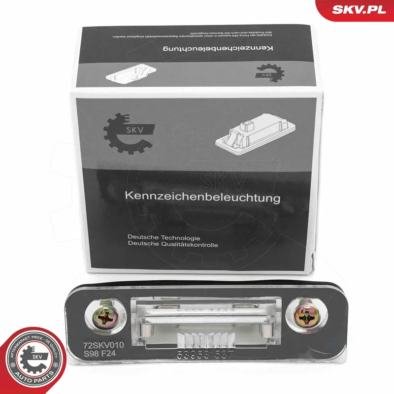 Najlepsza cena Oświetlenie tablicy rejestracyjnej ESEN SKV 72SKV010