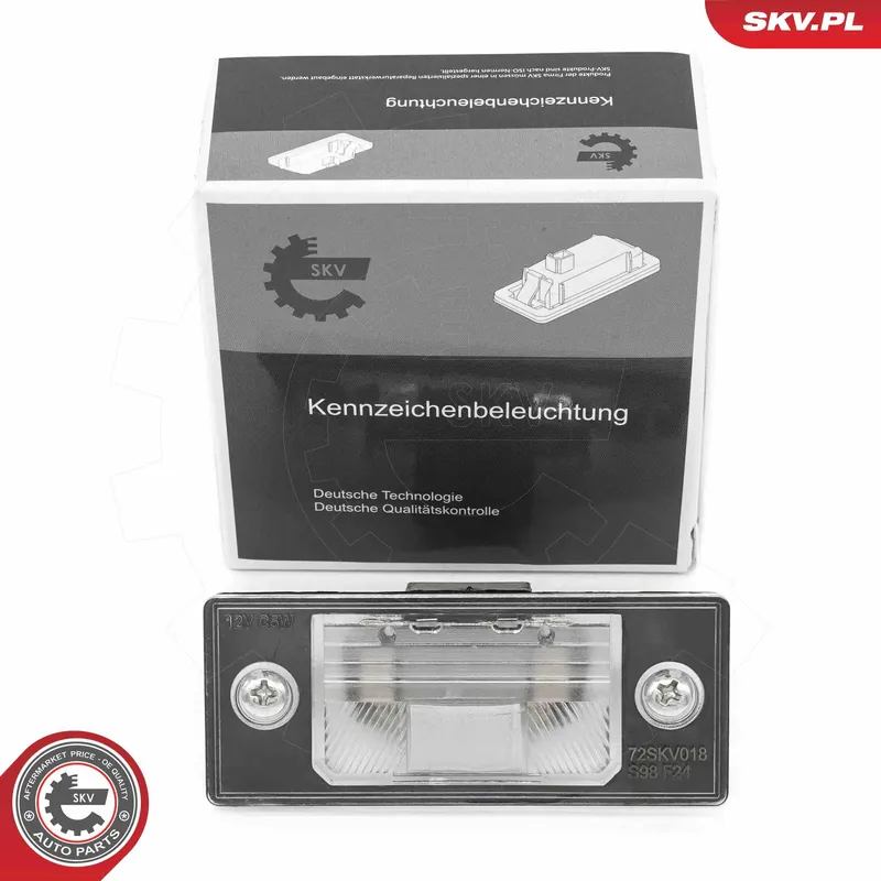 Bestseller Oświetlenie tablicy rejestracyjnej ESEN SKV 72SKV018