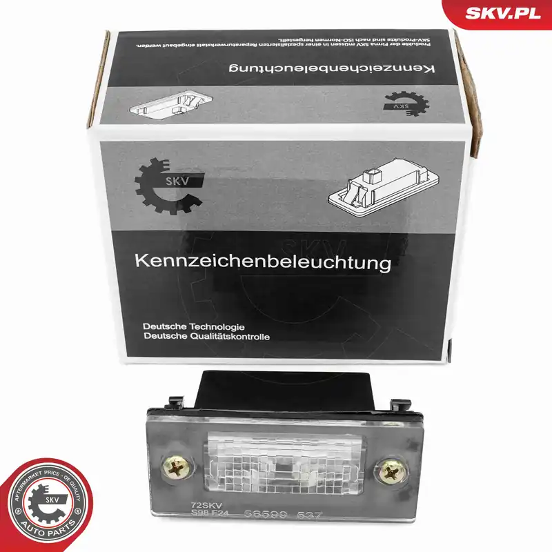 Oświetlenie tablicy rejestracyjnej ESEN SKV 72SKV026 Wyprzedaż