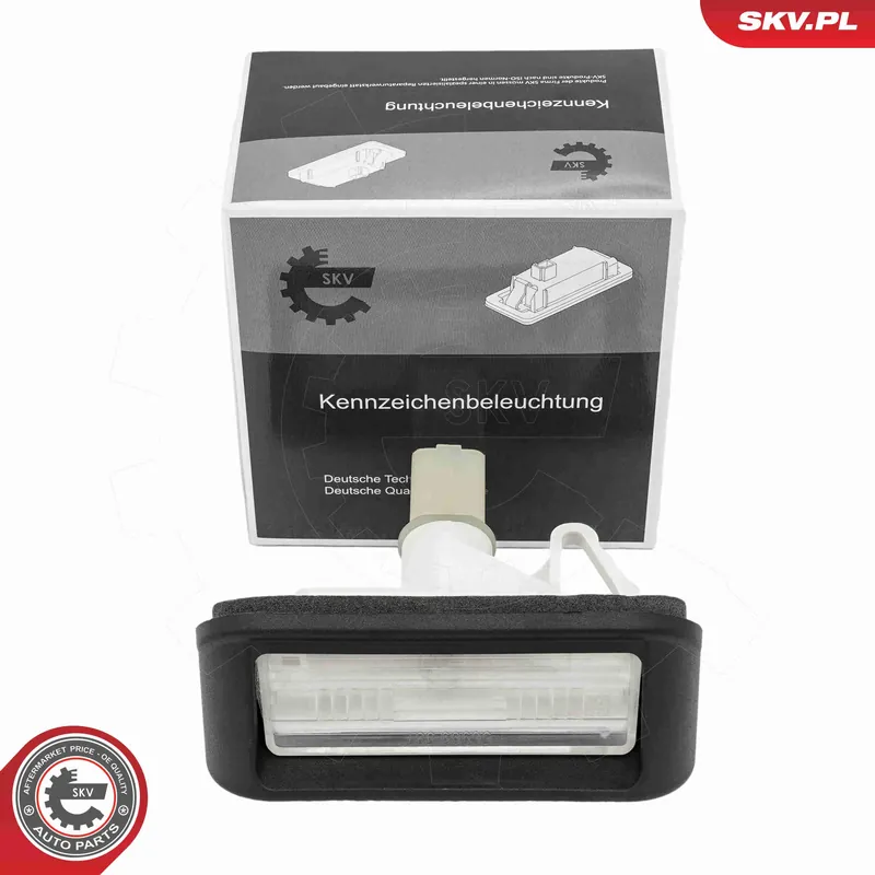 Łatwy zwrot Oświetlenie tablicy rejestracyjnej ESEN SKV 72SKV029