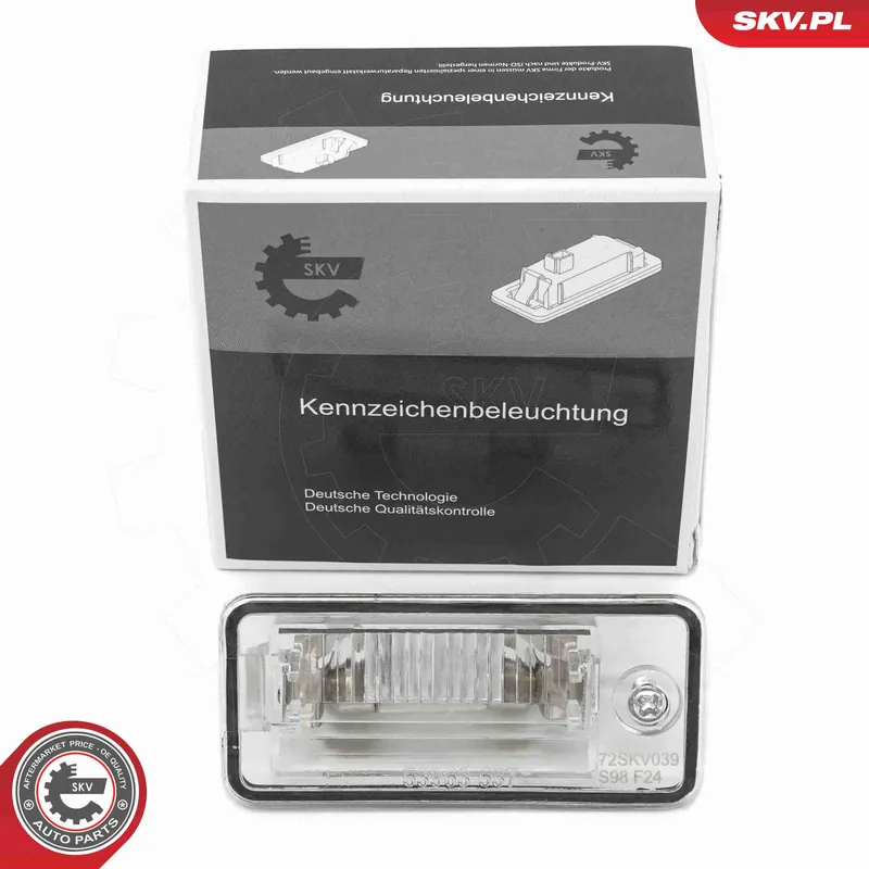 Obniżka ceny Oświetlenie tablicy rejestracyjnej ESEN SKV 72SKV039