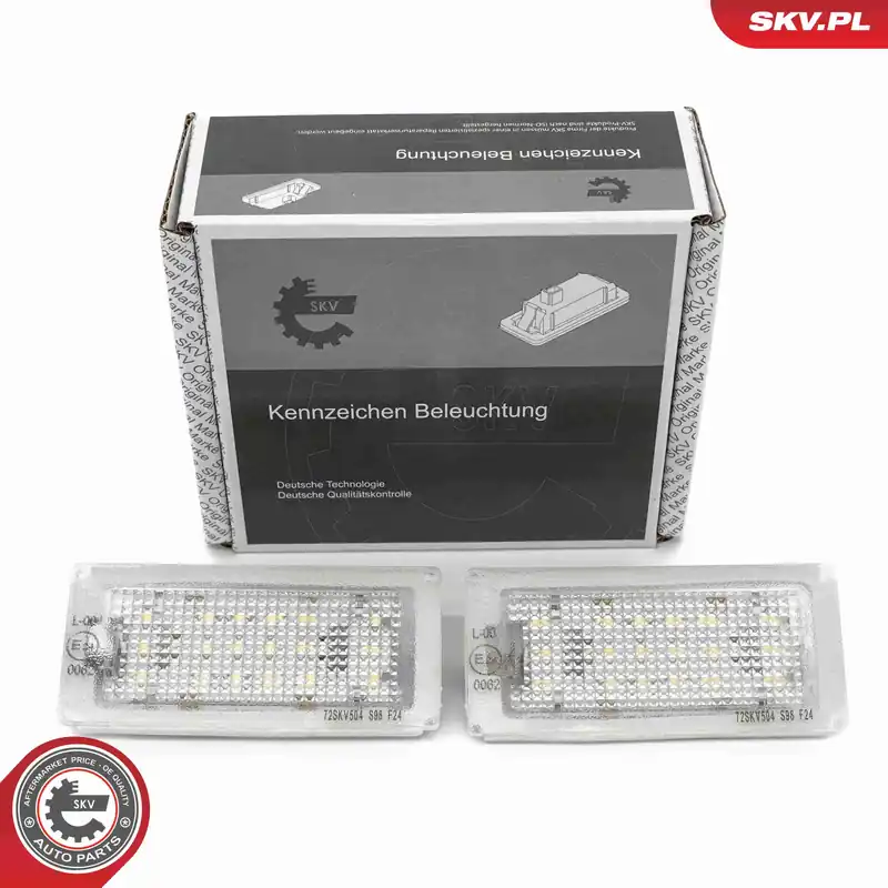 Ograniczona ilość Oświetlenie tablicy rejestracyjnej ESEN SKV 72SKV504