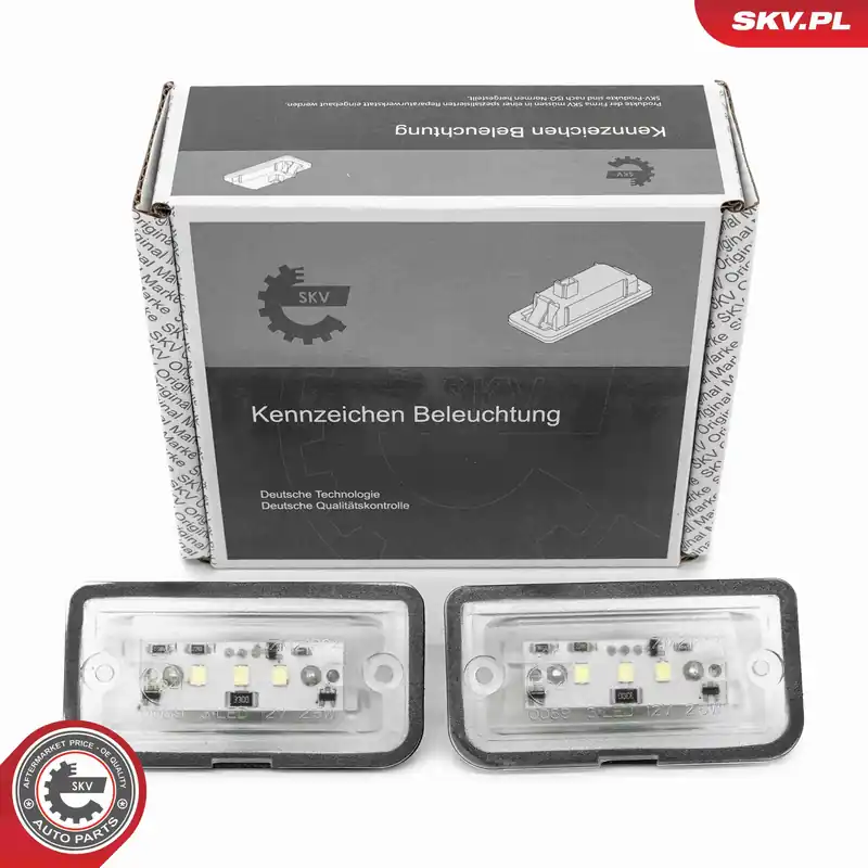 Popularny Oświetlenie tablicy rejestracyjnej ESEN SKV 72SKV507
