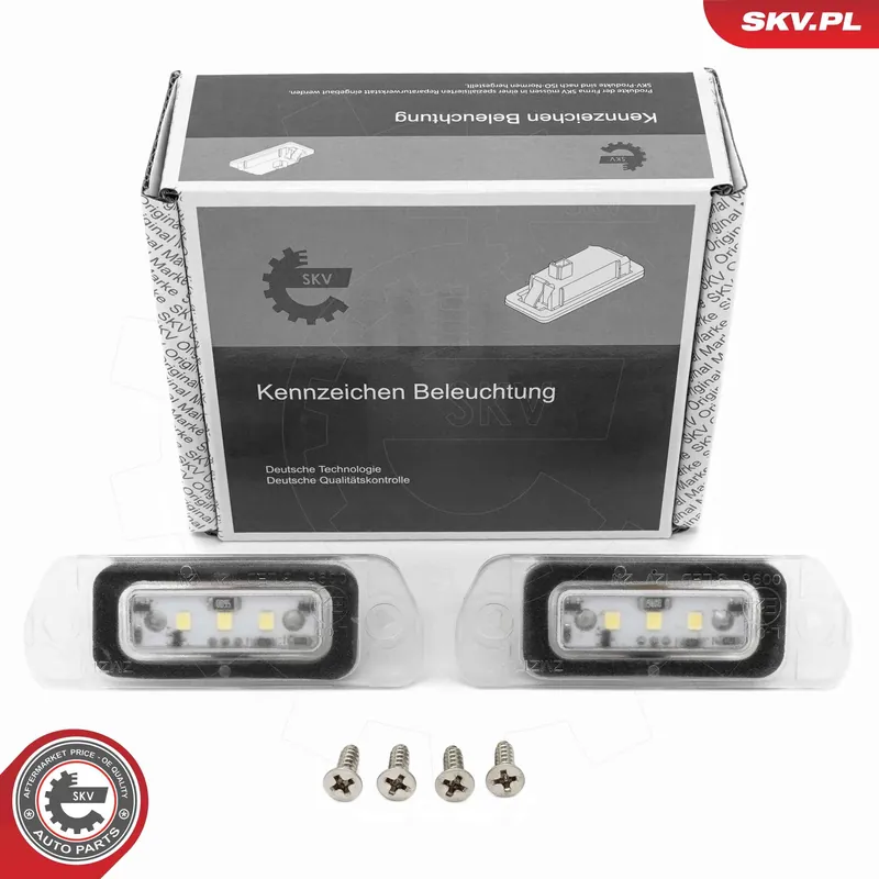 Super okazja Oświetlenie tablicy rejestracyjnej ESEN SKV 72SKV535