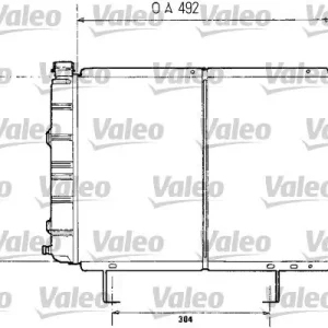 Chłodnica, układ chłodzenia silnika VALEO 730071 Oferta czasowa