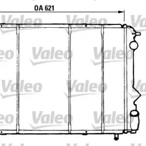 Nie przegap Chłodnica, układ chłodzenia silnika VALEO 730184