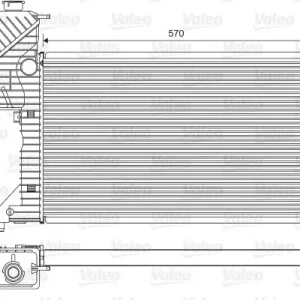 Chłodnica, układ chłodzenia silnika VALEO 730229 Do wyczerpania zapasów