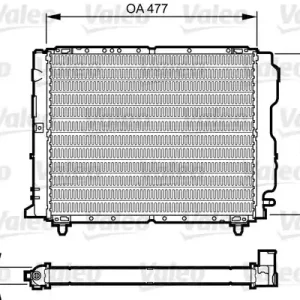Chłodnica, układ chłodzenia silnika VALEO 730319 Zamów teraz