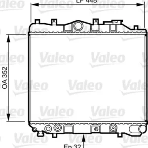 Chłodnica, układ chłodzenia silnika VALEO 730435 Tylko dziś